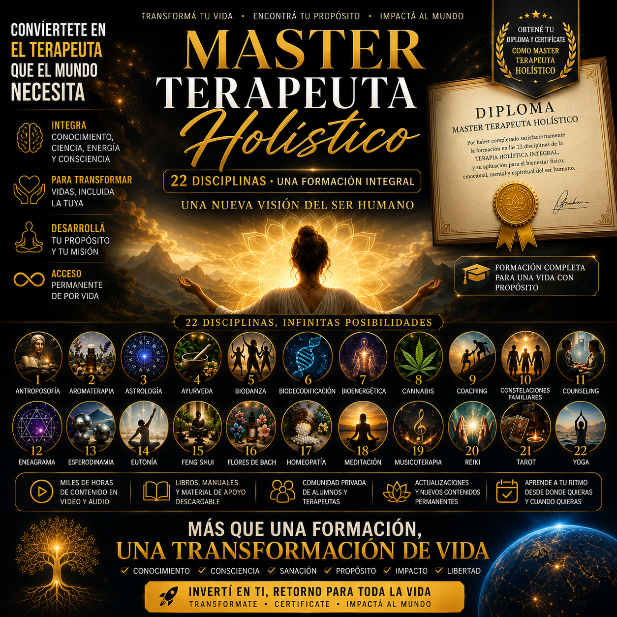 M&aacute;ster Terapeuta Hol&iacute;stico M&oacute;dulo 1