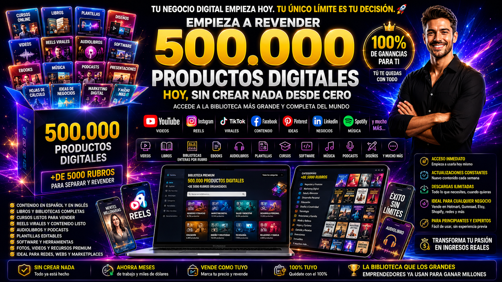 N&oacute;made Digital - 500.000 Productos Digitales