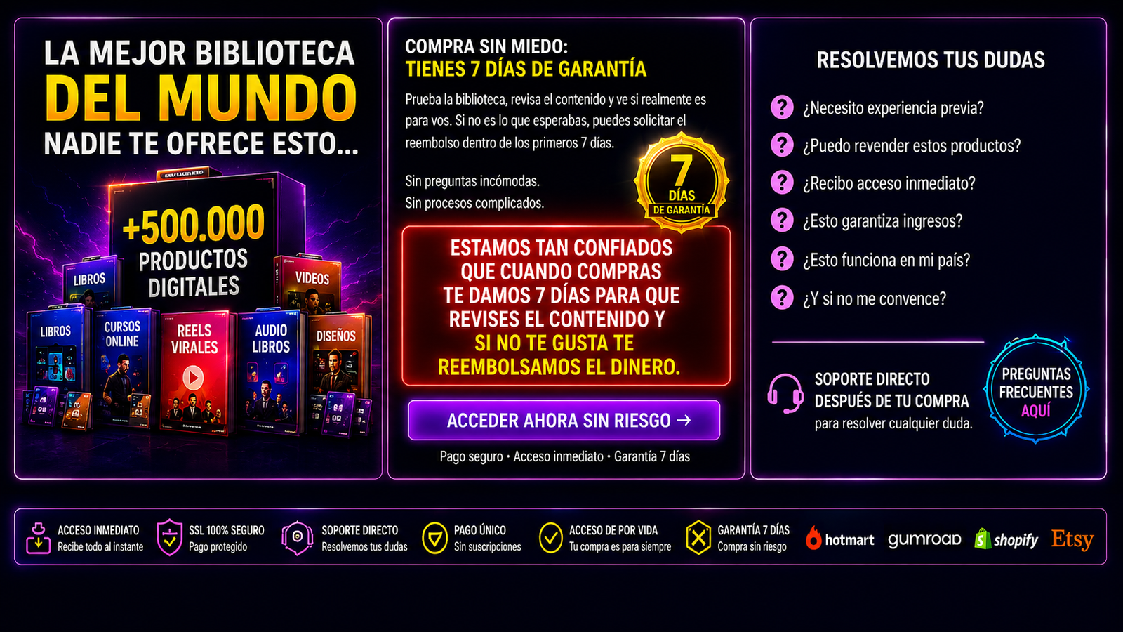 Productos digitales sin fronteras
